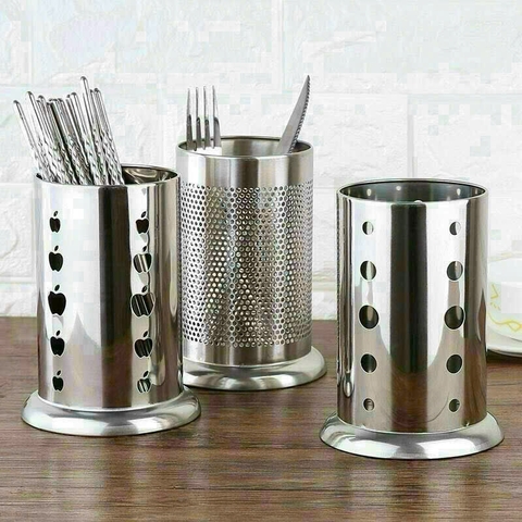 ỐNG ĐỰNG ĐŨA INOX ĐỂ BÀN