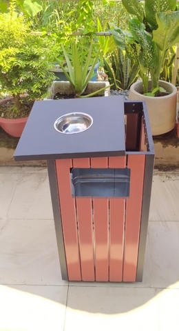 THÙNG RÁC NGOÀI TRỜI HÌNH VUÔNG