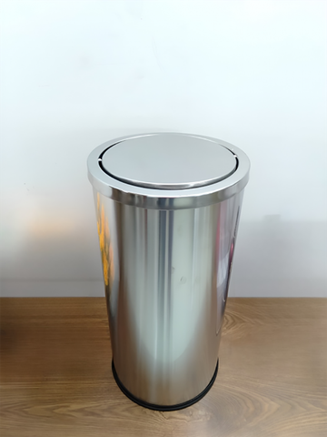 THÙNG RÁC INOX NẮP LẬT XOAY SIZE 1