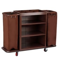 XE ĐẨY DỌN PHÒNG KHÁCH SẠN 3 TẦNG MẪU 1