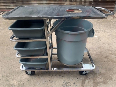 XE THU GOM THỨC ĂN 3 THAU