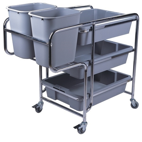 XE ĐẨY THU DỌN ĐỒ ĂN THỪA