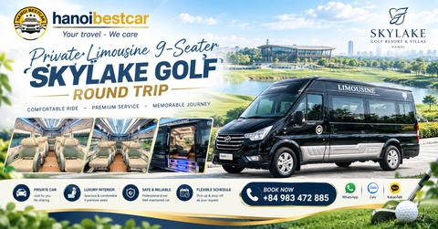 Sky Lake Golf Club Transfer from Hanoi | Limousine & Private Car