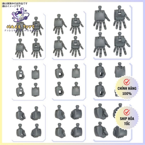 Mô hình Lắp Ráp Gundam Bộ Phụ kiện OPTION PARTS SET GUNPLA 04 (BUILD HANDS ROUND)