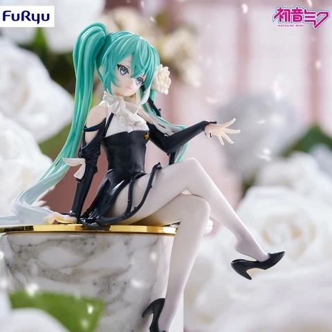 Mô hình Hatsune Miku - Vocaloid - Flower Fairy - Noodle Stopper Figure - White Rose (FuRyu)