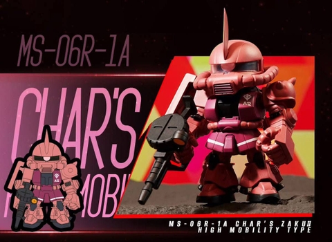 Mô Hình Blindbox QMSV Mini Char's Custom - 1 Box Figure Chính Hãng (Bandai)
