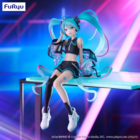 Mô Hình Hatsune Miku - Vocaloid - Neon Cyber - Noodle Stopper Figure Chính Hãng (Furyu)