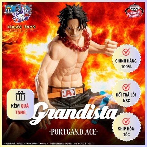 [Chính Hãng] Mô Hình One Piece - Grandista - Portgas D. Ace