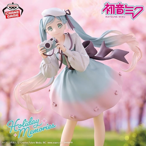 [Chính Hãng] Mô Hình Vocaloid Holiday Memories - Hatsune Miku - Camera (Banpresto)