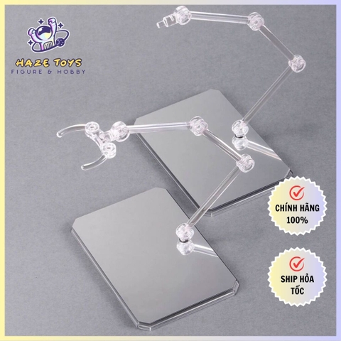 Đế trưng bày Bandai Action Base 6 (Clear Color) Mirror Sticker Set
