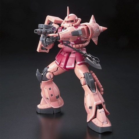 Mô hình RG 02 1/144 MS-06S Char's Zaku II Red - Chính hãng Bandai Nhật Bản
