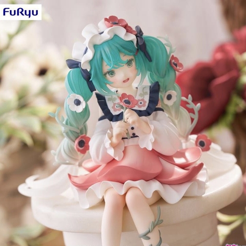 Mô Hình Vocaloid - Hatsune Miku - Flower Fairy Anemone - Noodle Stopper Figure Chính Hãng (Furyu)