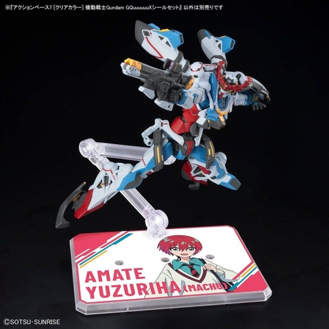 ACTION BASE 7 [CLEAR COLOR] Mobile Suit Gundam GQuuuuuuX STICKERS SET