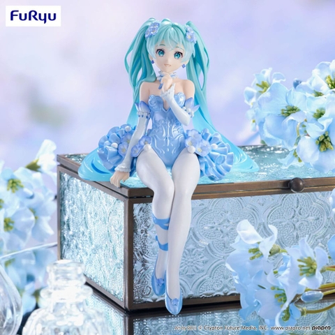 Mô Hình Hatsune Miku - Flower Fairy Nemophila Pail Blue Color Ver - Noodle Stopper Figure (Furyu)