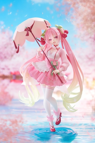 Hatsune Miku AMP+ Figure - Sakura Dress Ver.