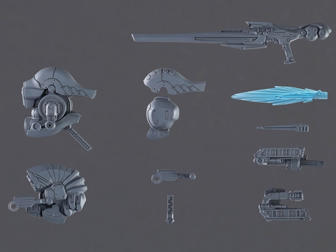 Mô Hình Lắp Ráp Phụ Kiện 30MM Armored Core VI Fires of Rubicon Weapon Set 1