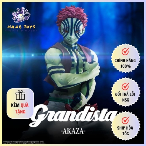 Mô Hình Demon Slayer - Kimetsu no Yaiba - Grandista - Akaza Figure Chính Hãng (Banpresto)