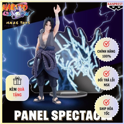 Mô hình Naruto Shippuden - Panel Spectacle - Sasuke Uchiha - Lightning from Heaven Figure (Banpresto)