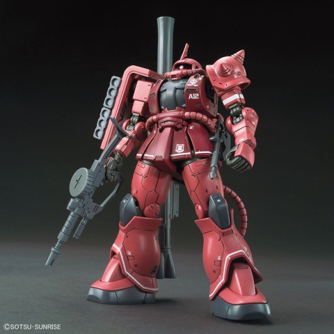 Mô hình HG GTO 1/144 MS-06S Zaku II (Red Comet Ver.) - Chính hãng Bandai Nhật Bản