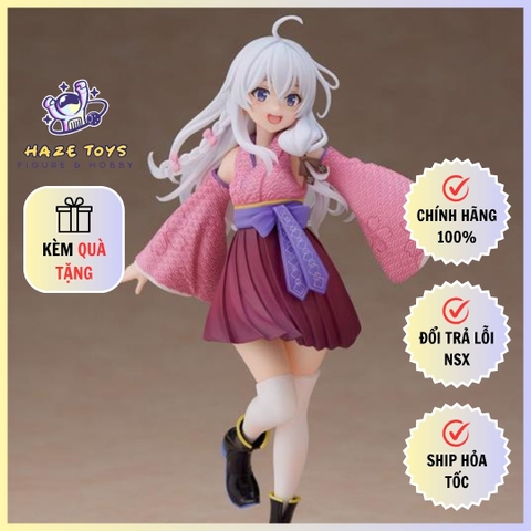Mô Hình Majo no Tabitabi - Elaina - Coreful Figure - Sakura Kimono Ver., Renewal (Taito)