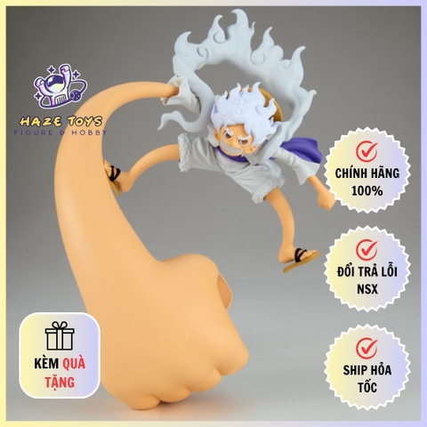[Chính Hãng] Mô Hình One Piece - Monkey D. Luffy - FigLife! vol.4 - Gear 5 (Bandai Spirits)