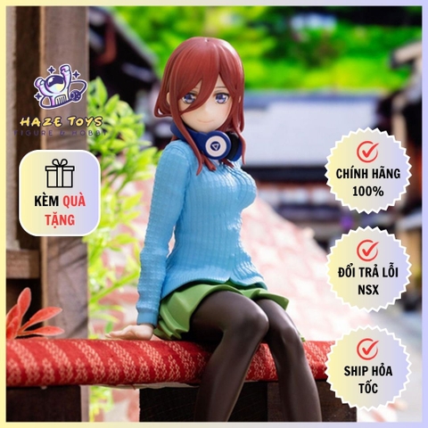 Mô Hình Nakano Miku, Gotoubun no Hanayome, Nhà Có 5 Nàng Dâu - Premium Chokonose Figure (SEGA)
