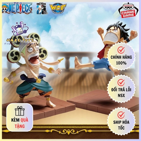 [Chính Hãng] Mô Hình One Piece World Collectable Figure - Log Stories - Monkey D. Luffy & Enel (Banpresto)
