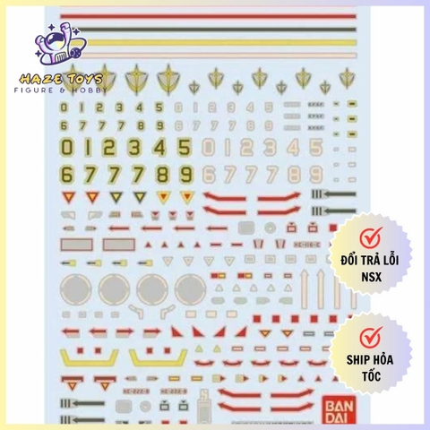 Decal Nước GUNDAM DECAL 37 HGUC EARTH FEDERATION MS 2 - Bandai