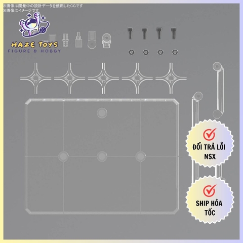 Đế trưng bày Bandai Action Base 8 [Clear Color]
