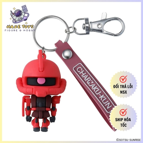 CHARZAKU-KUN 3D RUBBER MASCOT KEYCHAIN