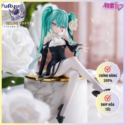 Mô hình Hatsune Miku - Vocaloid - Flower Fairy - Noodle Stopper Figure - White Rose (FuRyu)