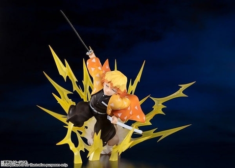 Mô Hình Demon Slayer - Kimetsu no Yaiba - Figuarts Zero - Zenitsu Agatsuma - Thunder Breathing! (Bandai)