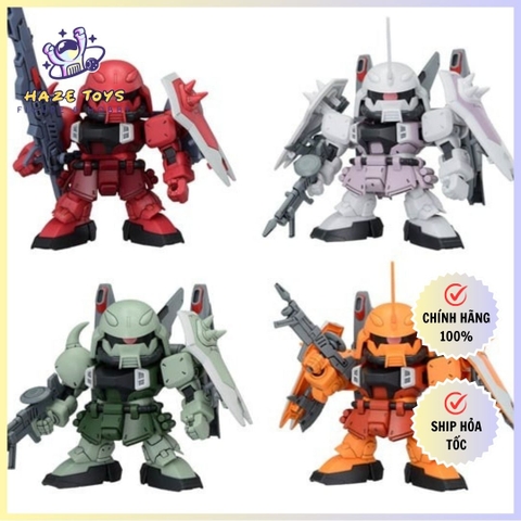 Mô Hình Lắp Ráp Gundam BB SENSHI ZGMF ZAKU SERIES SET