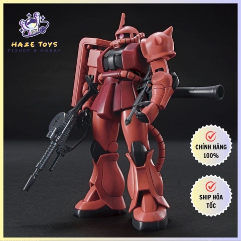 Mô hình HGUC 234 1/144 HG MS-06S Zaku II (Revive ver.) - Chính hãng Bandai Nhật Bản