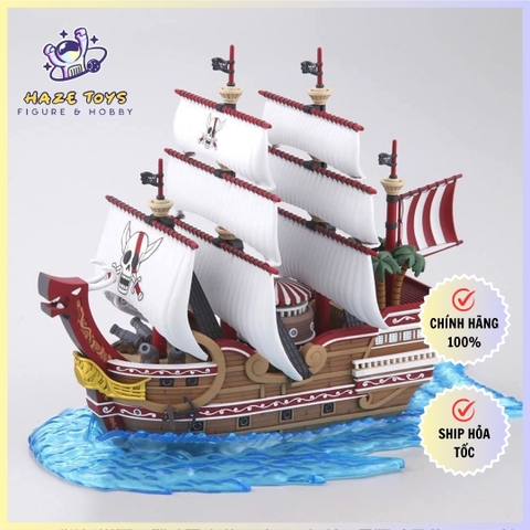 Mô hình tàu One Piece (15cm) - Red Force (Băng tóc đỏ) - Chính hãng Bandai Nhật Bản