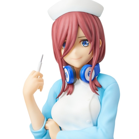 Mô Hình Figure Chính Hãng Anime Gotoubun no Hanayome ∬, Nhà Có 5 Nàng Dâu, Nakano Miku, Nurse Ver, SEGA