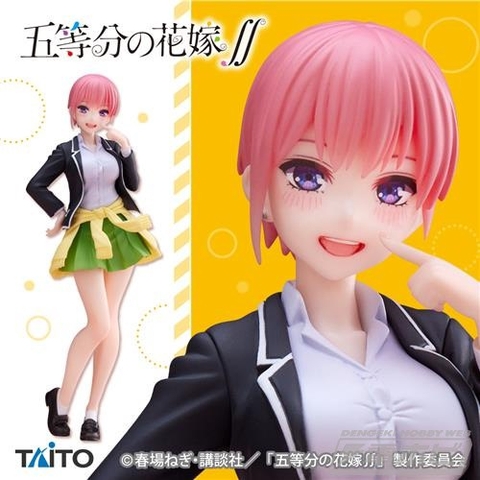 [Chính Hãng] Mô Hình Nakano Ichika Coreful Figure - Seifuku Ver. (Taito) Gotoubun no Hanayome