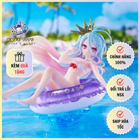 Mô Hình Shiro Renewal Ver., No Game No Life - Aqua Float Girls (Taito) Figure Chính Hãng Nhật