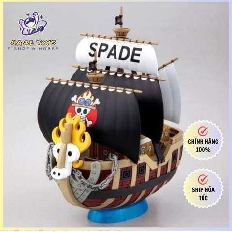 Mô hình tàu One Piece (15cm) - Spade Pirates Ship (Portgas D. Ace) - Chính hãng Bandai Nhật Bản