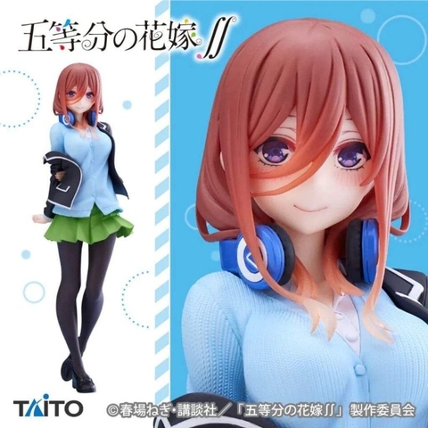 [Chính Hãng] Mô Hình Nakano Miku Coreful Figure - Seifuku Ver. (Taito) Gotoubun no Hanayome