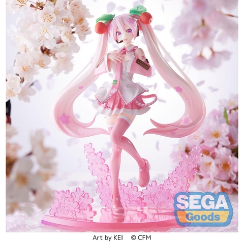 [Chính Hãng] Mô Hình Hatsune Miku - Miku Sakura 2023 Luminasta Figure (SEGA)
