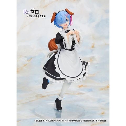[Chính Hãng] Mô Hình Re:Zero - Rem - Coreful Figure - Memory Snow Puppy ver. (Taito)