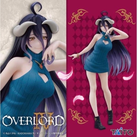 Mô Hình  Albedo, Overlord IV, Knit Onepiece ver. - Coreful Figure - Renewal (Taito) Figure Chính Hãng Nhật