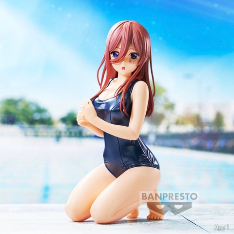 Mô Hình Nakano Miku, Gotoubun 5 Nàng Dâu, School Style ver. - Celestial Vivi (Bandai Spirits) Figure