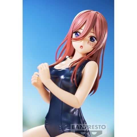 Mô Hình Nakano Miku, Gotoubun 5 Nàng Dâu, School Style ver. - Celestial Vivi (Bandai Spirits) Figure