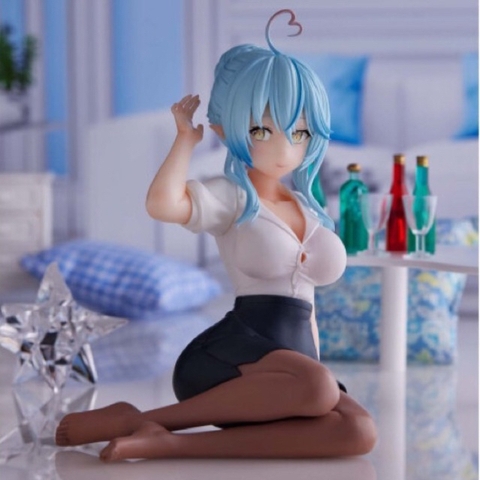 Mô Hình Yukihana Lamy, Hololive, Office Style ver. - Relax Time (Bandai Spirits) Figure Chính Hãng Nhật Bản