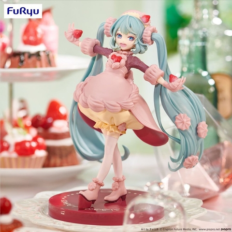 [Chính Hãng] Mô Hình Hatsune Miku Sweet Sweets Series - Strawberry Chocolate Short