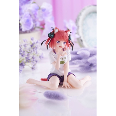 [Chính Hãng] Mô Hình Nakano Nino - Gotoubun no Hanayome - Desktop Cute Cat Room Wear Ver. Figure (Taito)