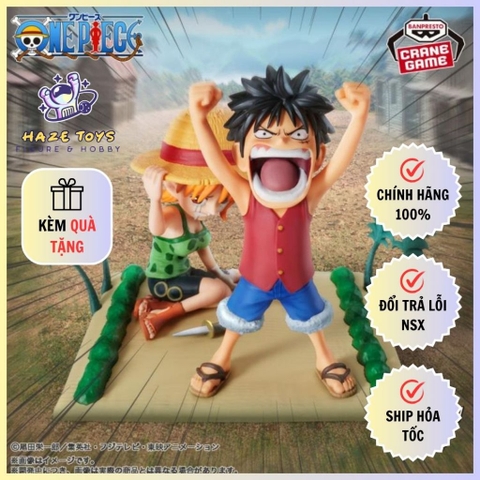 [Chính hãng] Mô Hình Monkey D. Luffy & Nami - One Piece WCF Log Stories - 