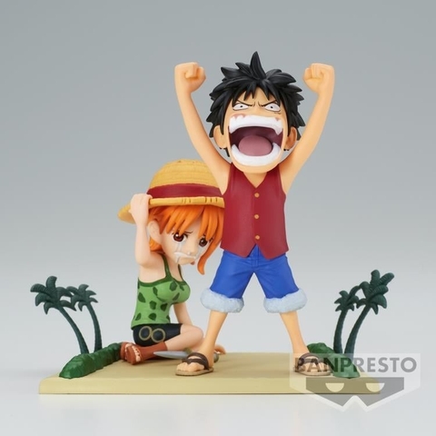 [Chính hãng] Mô Hình Monkey D. Luffy & Nami - One Piece WCF Log Stories - 